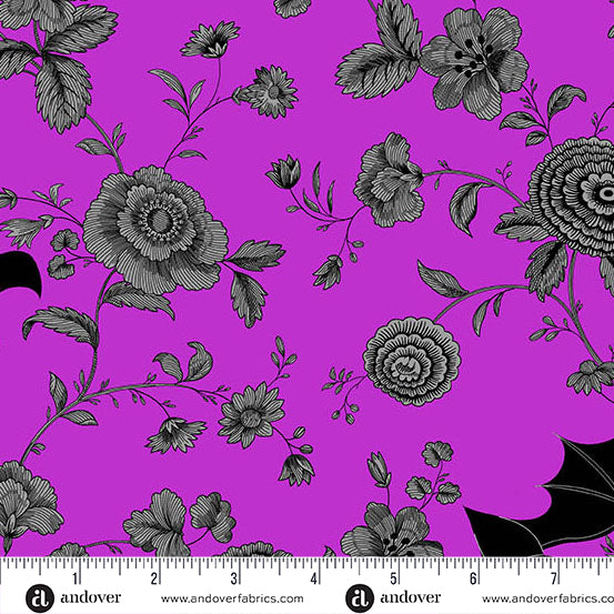 Night Garden in Elixir from Phantasm by Libs Elliot for Andover Fabrics