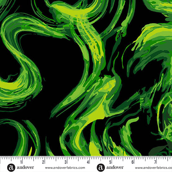 Enchantment in Venom from Phantasm by Libs Elliot for Andover Fabrics
