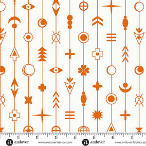 Gaze in Flame from Sun Print Whisper by Alison Glass for Andover Fabrics