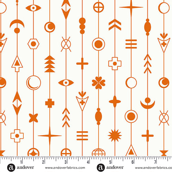 Gaze in Flame from Sun Print Whisper by Alison Glass for Andover Fabrics