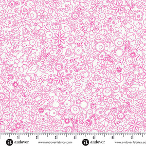 Woodland in Cosmos from Sun Print Whisper by Alison Glass for Andover Fabrics