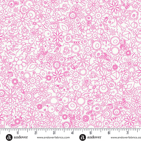 Woodland in Cosmos from Sun Print Whisper by Alison Glass for Andover Fabrics