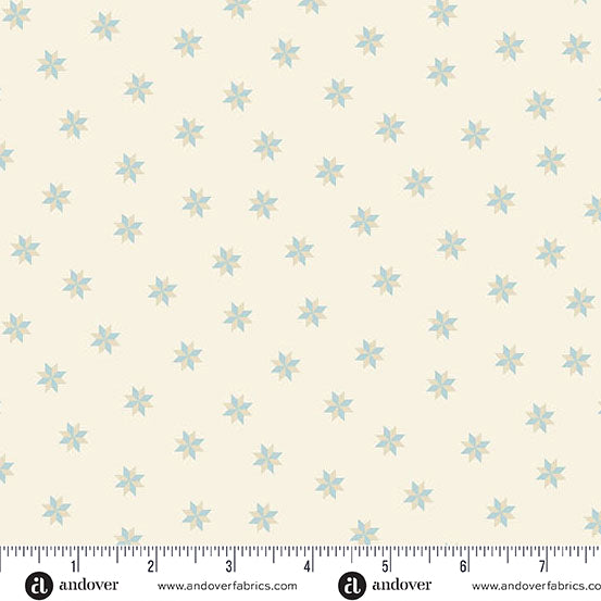 Le Moyne Star in Shell from Sewing Bird by Edyta Sitar from Laundry Basket Quilts for Andover Quilts