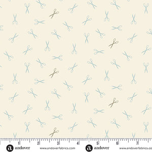 Good Scissors in Lace from Sewing Bird by Edyta Sitar from Laundry Basket Quilts for Andover Quilts