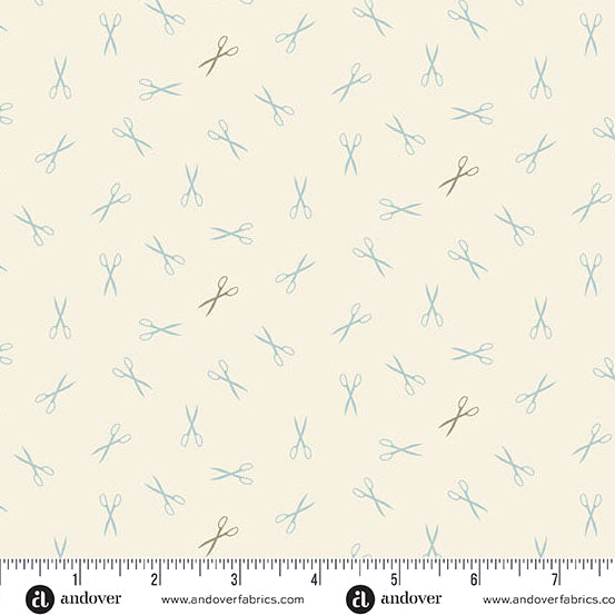 Good Scissors in Lace from Sewing Bird by Edyta Sitar from Laundry Basket Quilts for Andover Quilts
