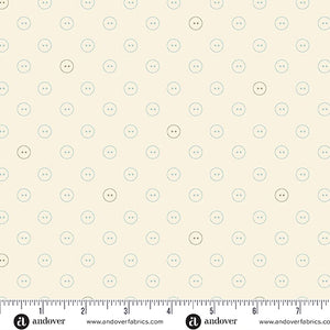 Buttons in Starched from Sewing Bird by Edyta Sitar from Laundry Basket Quilts for Andover Quilts