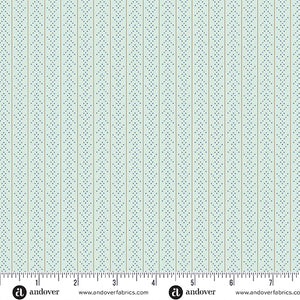 Chevron in Seafoam from Sewing Bird by Edyta Sitar from Laundry Basket Quilts for Andover Quilts