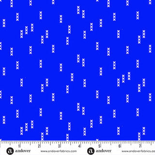 Ams in Cobalt from Amsterdam by Libs Elliott for Andover Fabrics