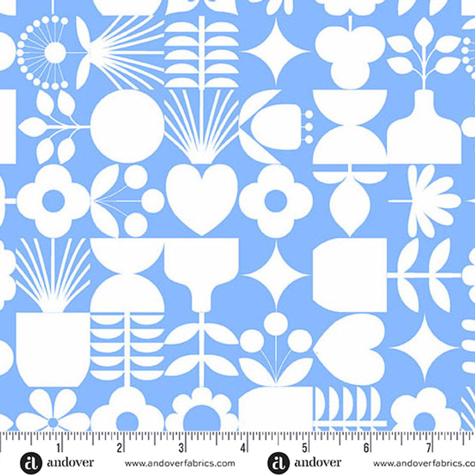 Cityscape in Frozen Canal from Amsterdam by Libs Elliott for Andover Fabrics