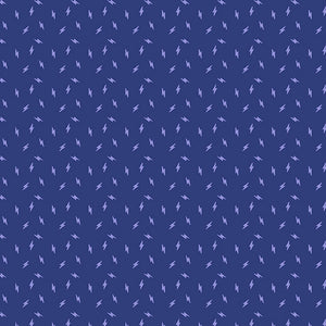 Atomic Lightening - Atomic in Royal by Libs Elliott for Andover Fabrics