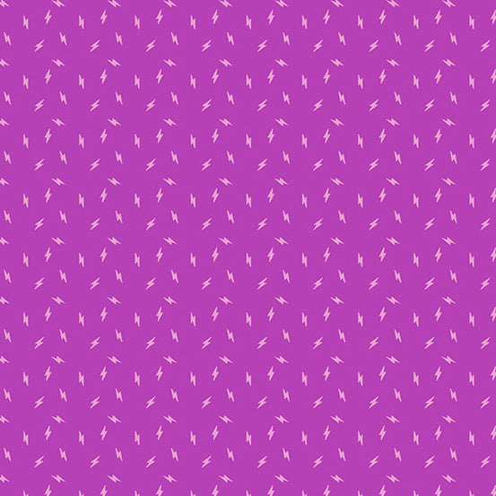 Atomic Lightening - Atomic in Grape Crush by Libs Elliott for Andover Fabrics