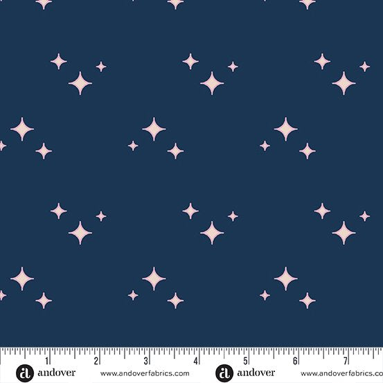 Sparkle in Oasis for Birdie by Libs Elliott for Andover Fabrics