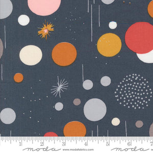 Circles in Navy for Simply Cozy by Zen Chic for Moda Fabrics
