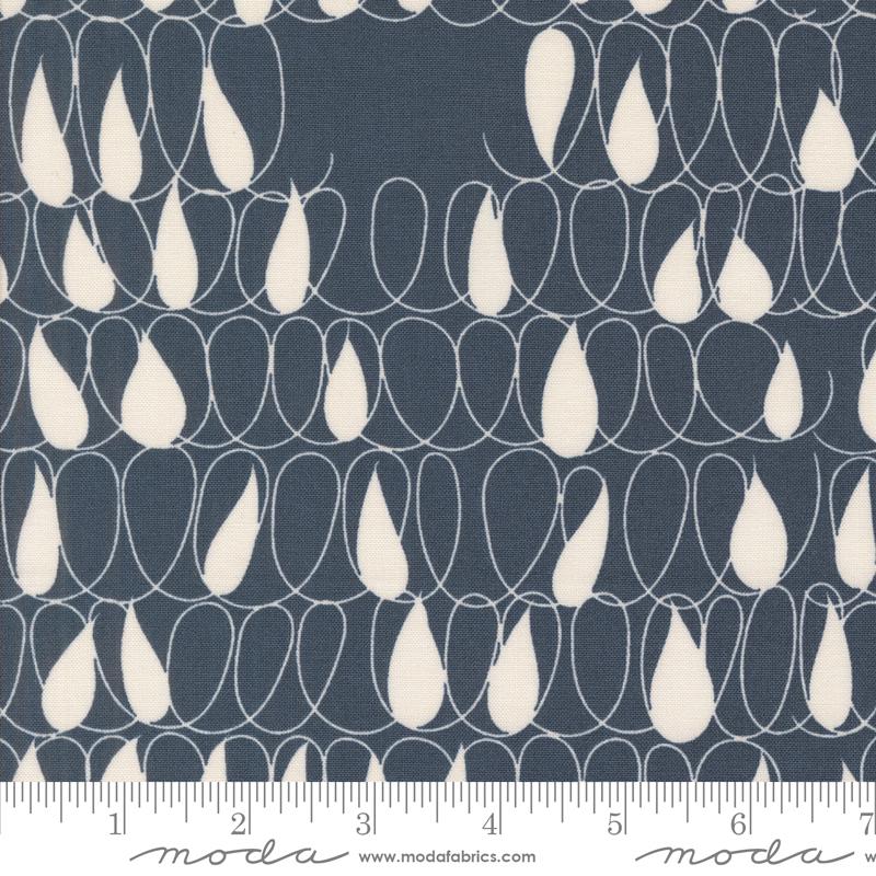 Drops in Navy for Simply Cozy by Zen Chic for Moda Fabrics