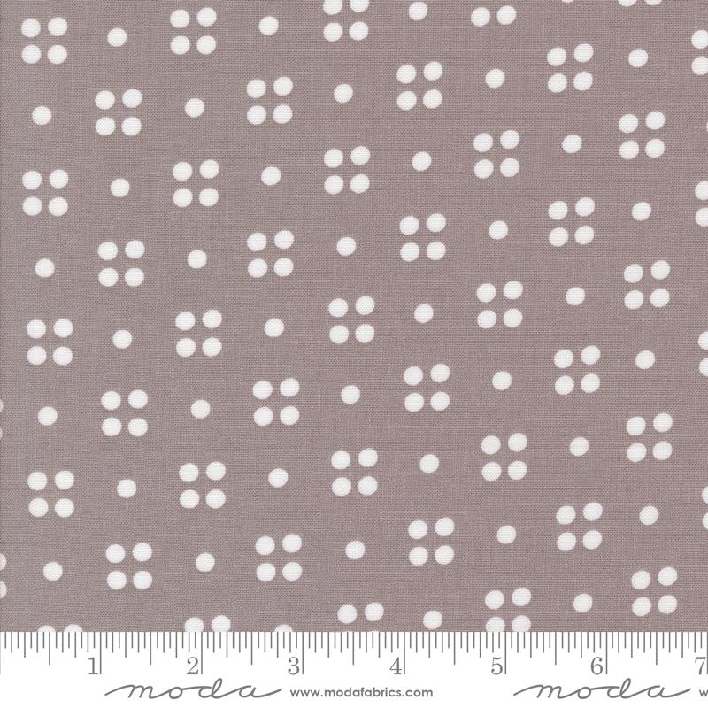 Dot Clusters in Nickel for Simply Cozy by Zen Chic for Moda Fabrics