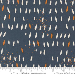 Seeds in Navy for Simply Cozy by Zen Chic for Moda Fabrics