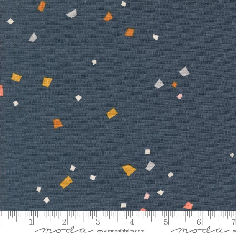 Confetti in Navy for Simply Cozy by Zen Chic for Moda Fabrics