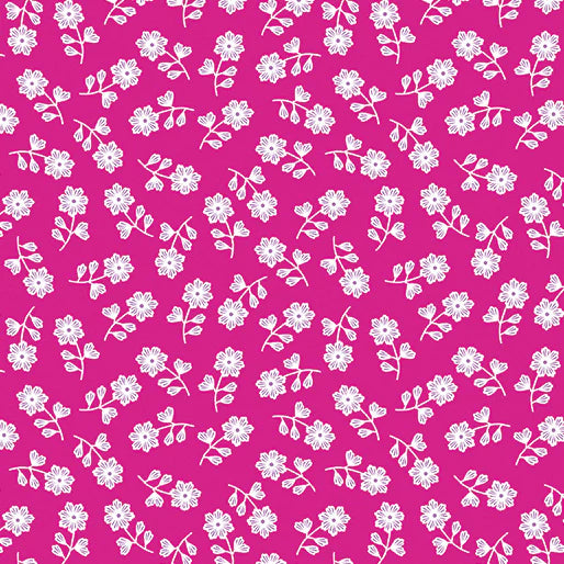 Toss Tonal Raspberry Blooming Denim for Comempto Studio for Benatrex