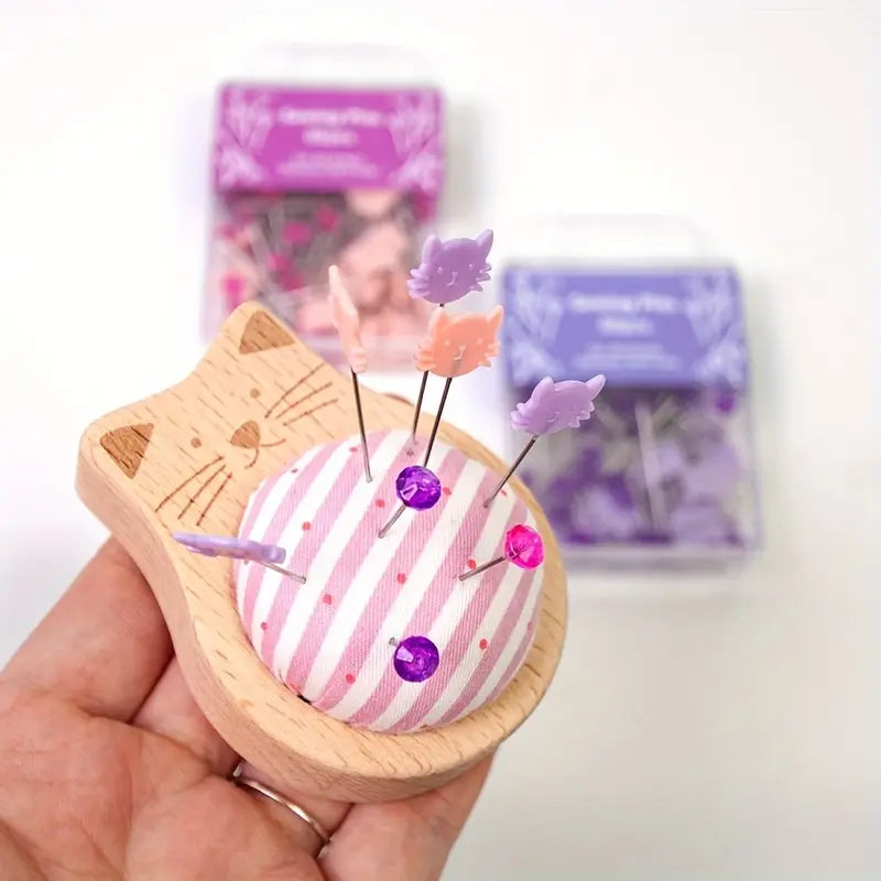 Cat Sewing Pins