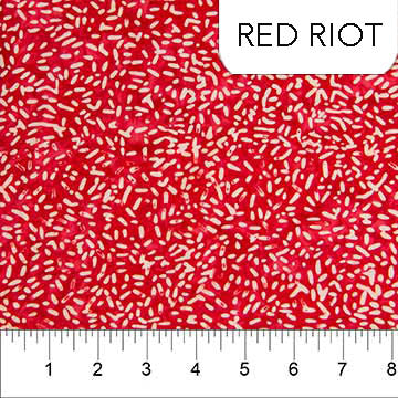 Red Riot - Batik - Ketan Batik Mixer for Bayann Batiks