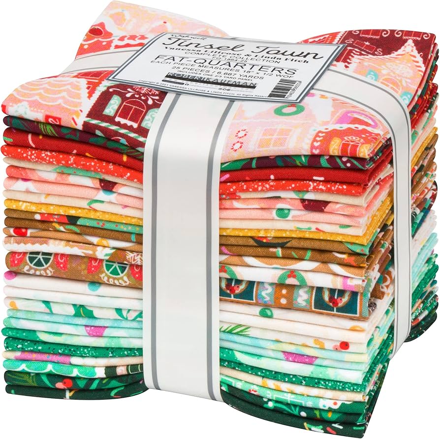 Robert Kaufman Fabrics Vanessa Lillrose Wishwell Tinsel Town 24 Fat Quarters 1 Panel