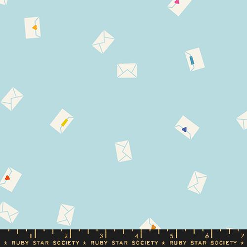 Write Me in Polar - Salutations by Rashida Coleman-Hale by Ruby Star Society for Moda Fabrics
