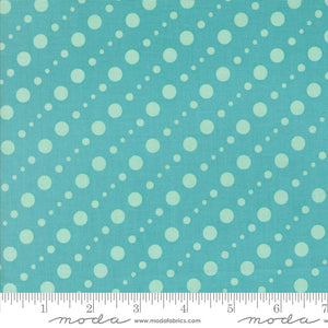 Candy Dots in Teal from Fab-Boo-Lous! by Me & My Sister Designs for Moda Fabrics