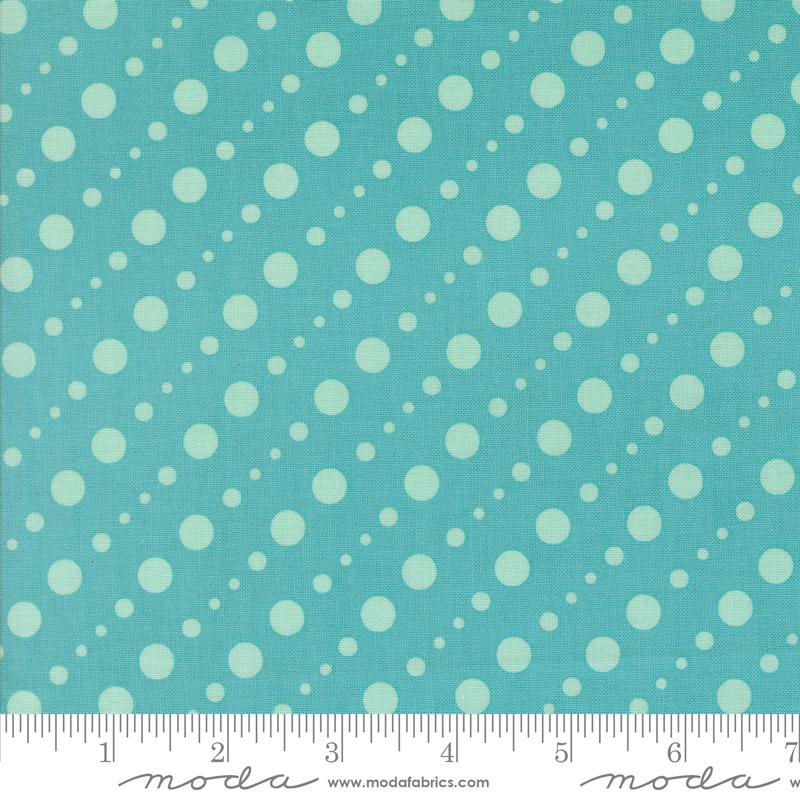 Candy Dots in Teal from Fab-Boo-Lous! by Me & My Sister Designs for Moda Fabrics
