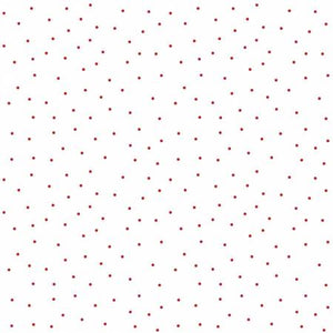 White/Red Tiny Dots for Kimberbell