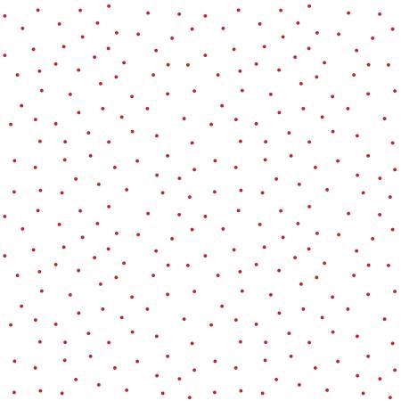 White/Red Tiny Dots for Kimberbell