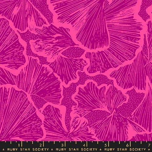 Gingko Florals in Light Berry for Glow Garden by Sarah Watts of Ruby Star Society for Moda Fabrics