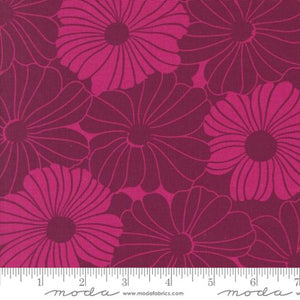 Bloom Florals in Magenta for V & Co for Moda Fabrics