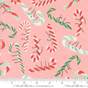 Candy Cane in Cotton Candy for Tiny Christmas by Lizzy House for Moda fabrics
