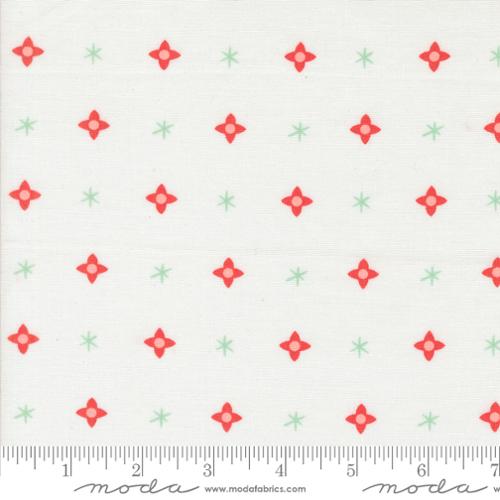 Christmas Star in Snow for Tiny Christmas by Lizzy House for Moda fabrics