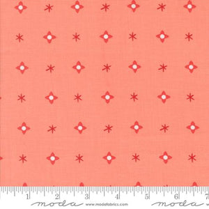 Christmas Star in Carnation for Tiny Christmas by Lizzy House for Moda fabrics