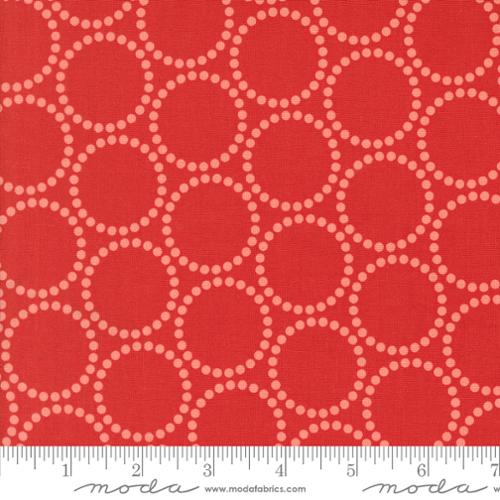 Pearl Bracelets in Christmas Red  for Tiny Christmas by Lizzy House for Moda fabrics