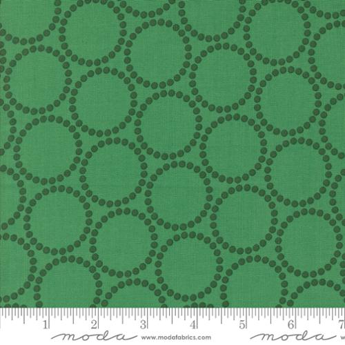 Pearl Bracelets in Forest for Tiny Christmas by Lizzy House for Moda fabrics