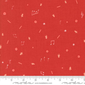 Christmas Cookie in Christmas Red for Tiny Christmas by Lizzy House for Moda fabrics