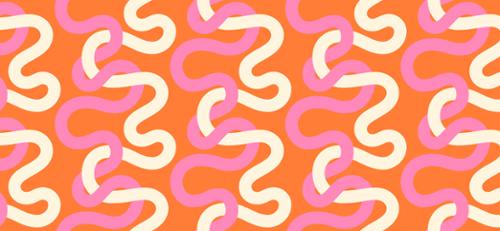 108"  Tangled in Tangerine for Groove by Emily Van Hoff for Moda
