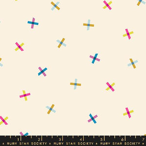 Plus Points in Natural from Washi Plus by Rashida Coleman-Hale by Ruby Star Society for Moda Fabrics