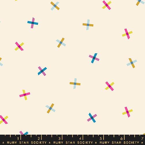 Plus Points in Natural from Washi Plus by Rashida Coleman-Hale by Ruby Star Society for Moda Fabrics
