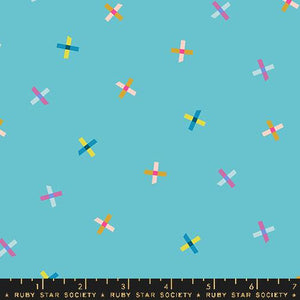 Plus Points in Turquoise from Washi Plus by Rashida Coleman-Hale by Ruby Star Society for Moda Fabrics