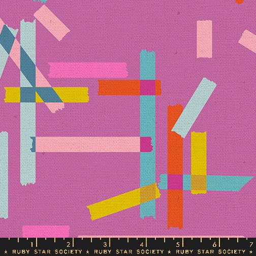 Washi Tape in Heliotrope from Washi Plus || CANVAS || by Rashida Coleman-Hale by Ruby Star Society for Moda Fabrics