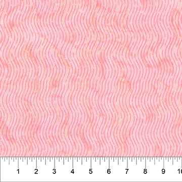 Ink Wave in Blush for Love Notes by Banyan Batiks