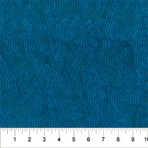 Large Hearts in Teal for Love Notes by Banyan Batiks