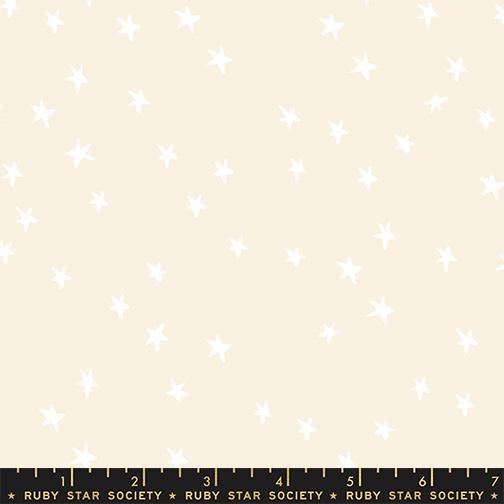 New Starry in White on Natural by Alexia Abegg for Ruby Star