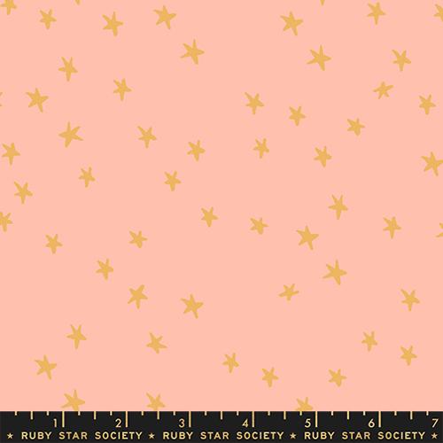 New Starry in Peach on Natural by Alexia Abegg for Ruby Star