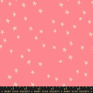 New Starry in Watermelon on Natural by Alexia Abegg for Ruby Star