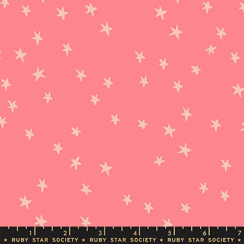 New Starry in Watermelon on Natural by Alexia Abegg for Ruby Star