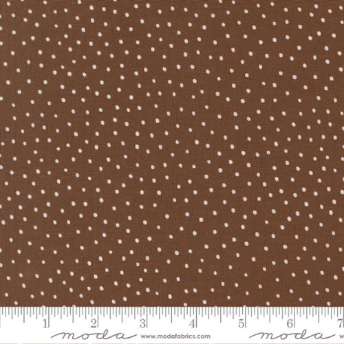 Dots in Chocolate from Blossoms & Blooms by Elena Amo for Moda Fabrics, Designer Fabric